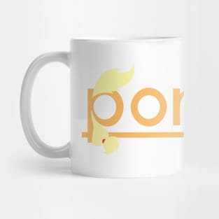 Ponies Typography - Applejack Mug